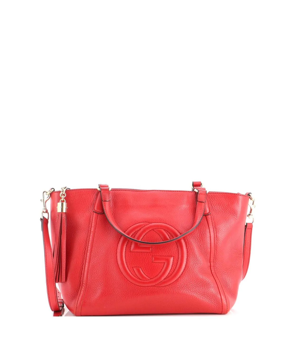 Pre-Owned Small Soho Convertible Top Handle Bag Leather by Gucci