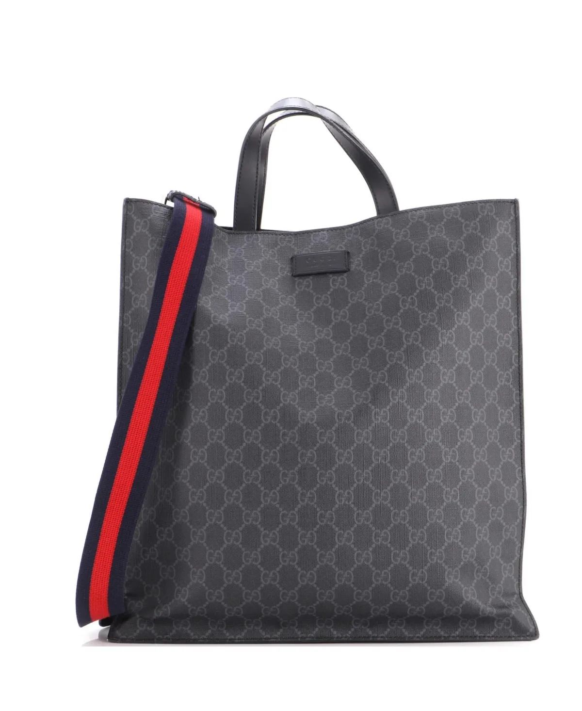 Pre-Owned Tall Convertible Soft Open Tote Gg Coated Canvas