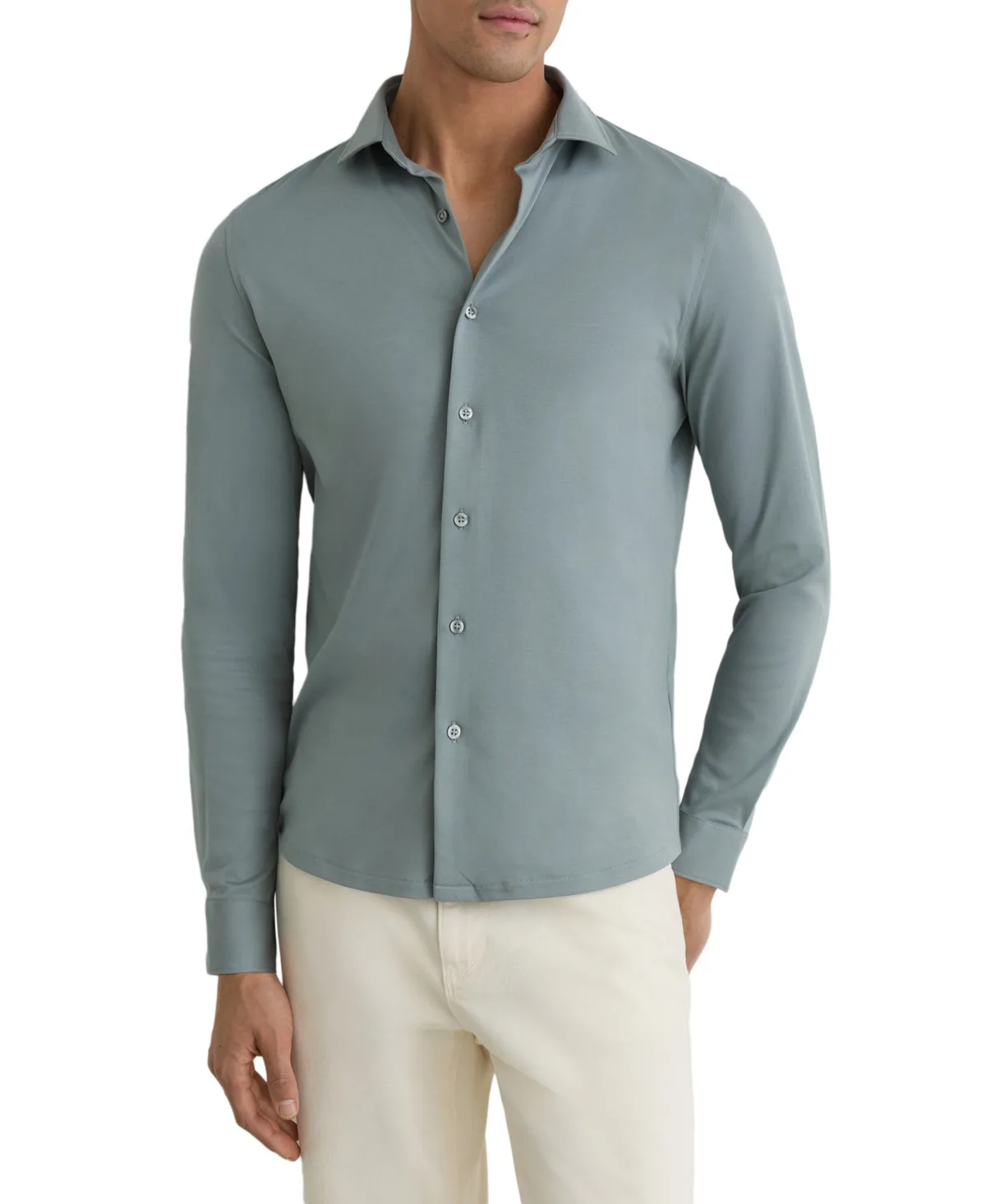 Duke Air-Water Long-Sleeve Slim-Fit Shirt by Reiss