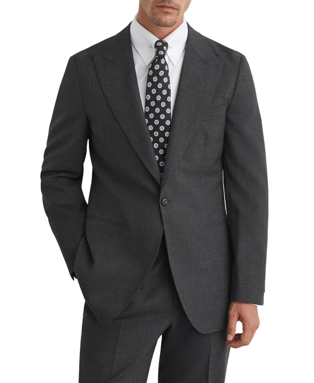 Bold Wool Single-Breasted Classic-Fit Blazer by Reiss