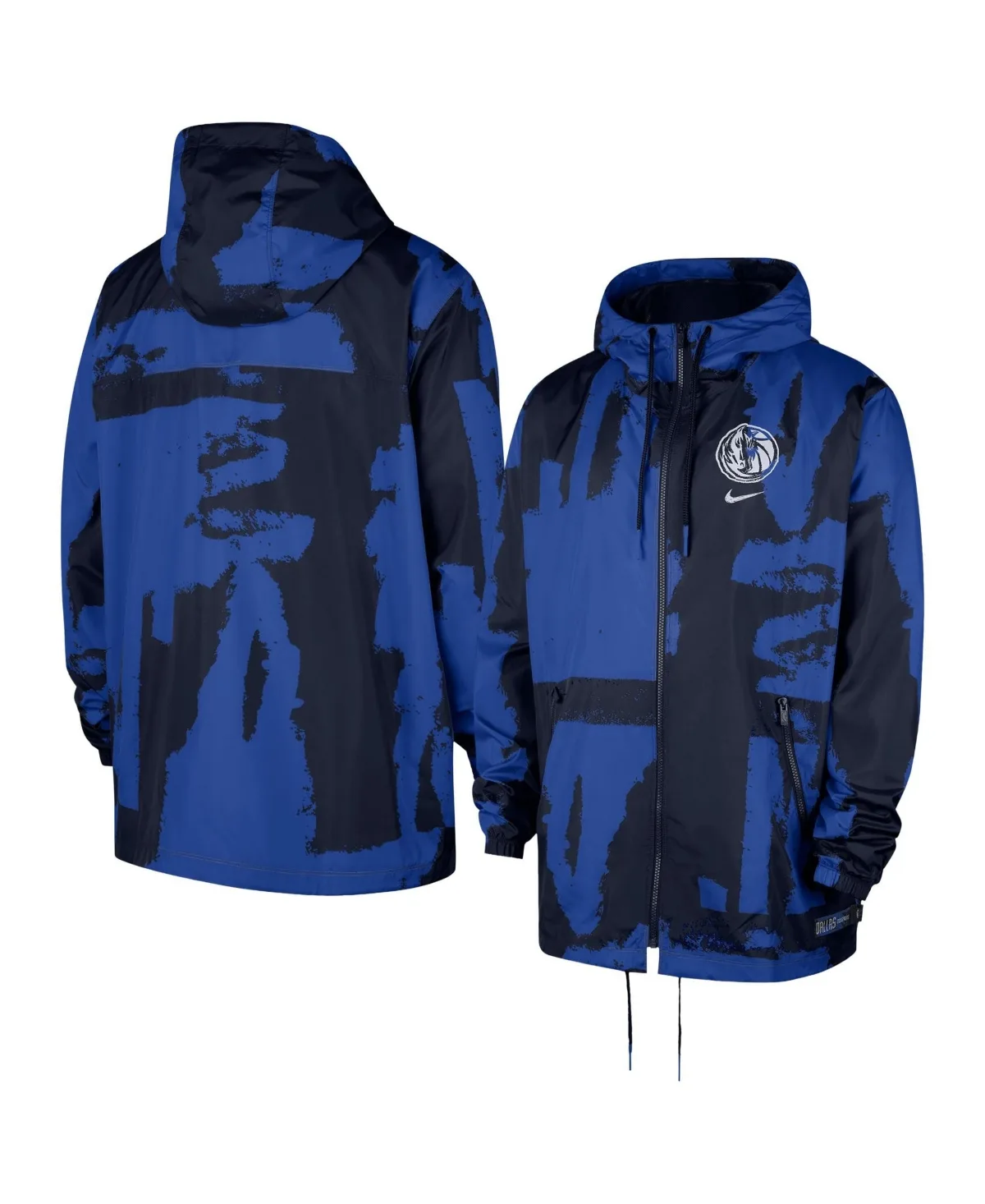 Hooded Full-Zip Fleece-Lined Windbreaker by Nike