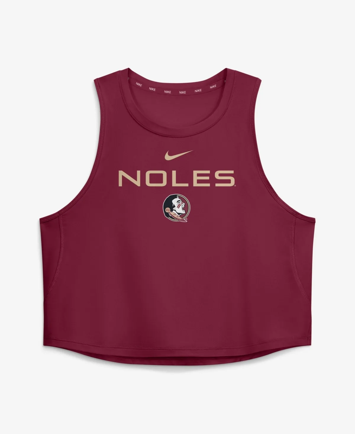 Florida State Seminoles One Dri-Fit Cropped Tank Top by Nike