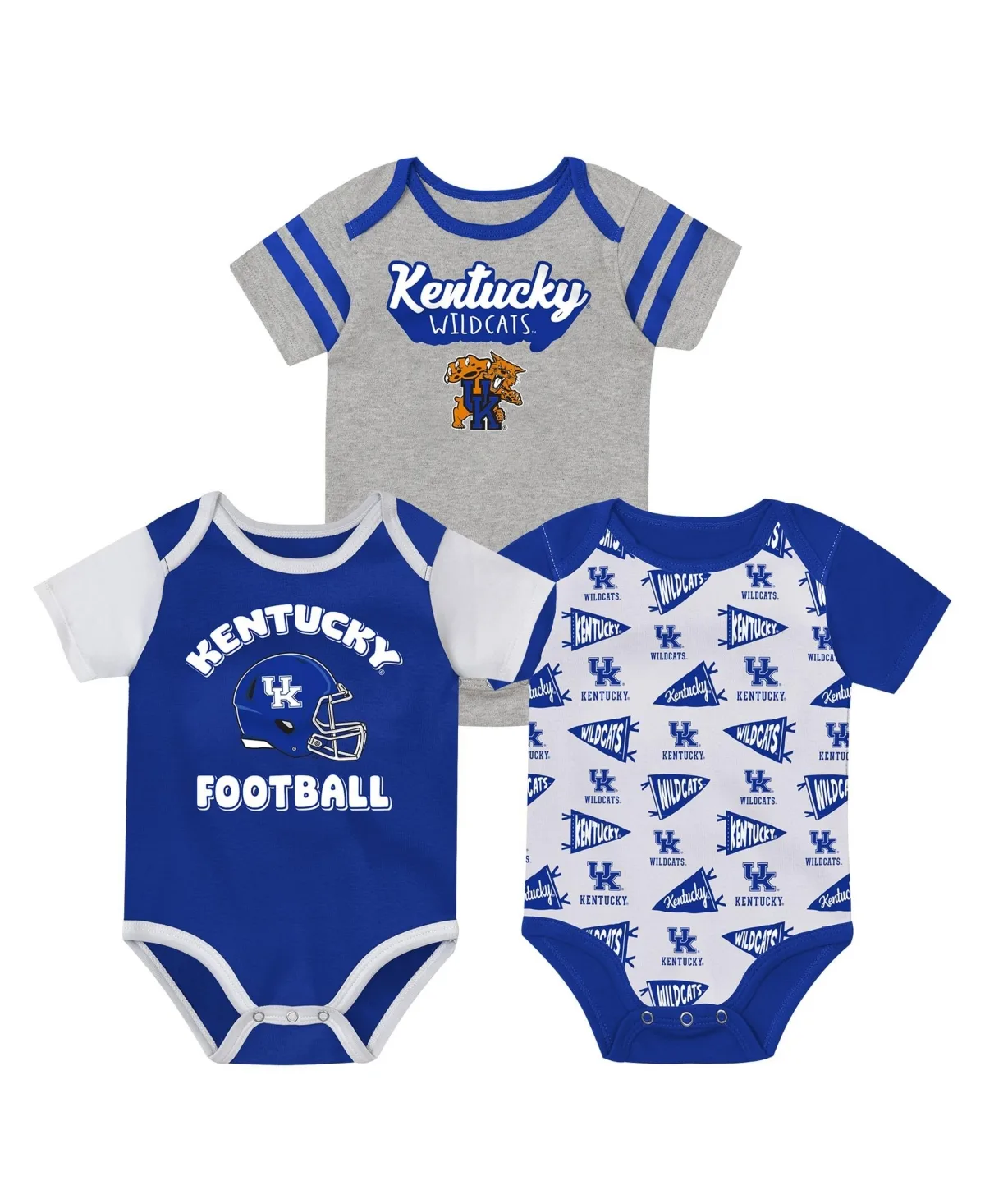 Kentucky Wildcats Star Player Three-Piece Bodysuit Set by Outerstuff