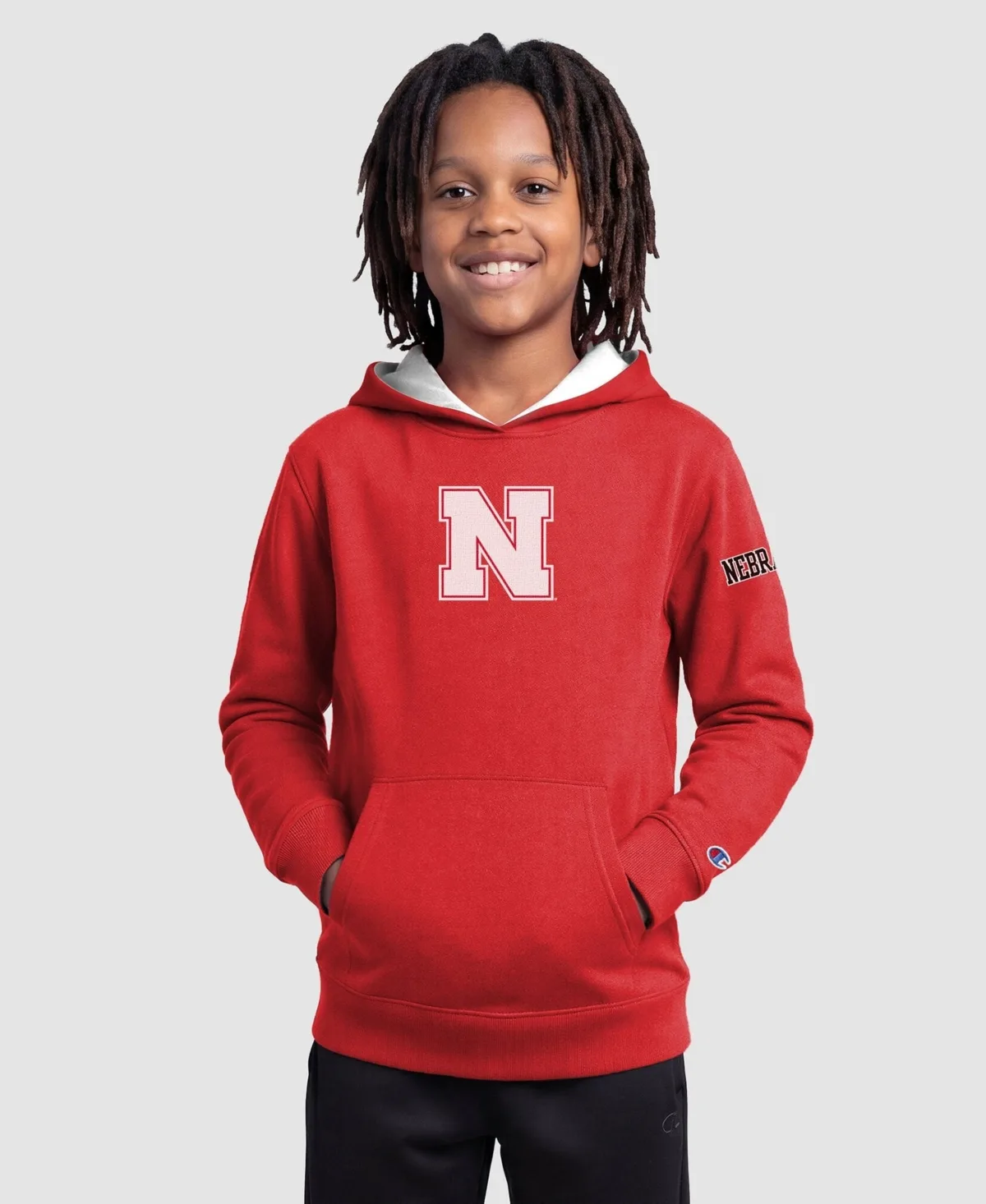 Hooded Relaxed-Fit Kangaroo-Pocket Hoodie by Champion