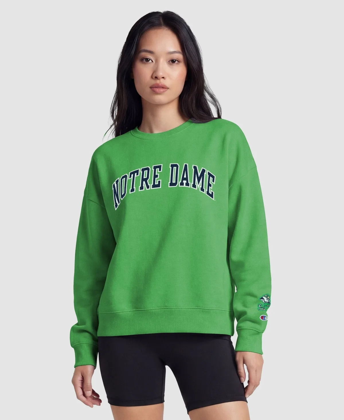 Embroidered Graphic Crewneck Sweatshirt by Champion