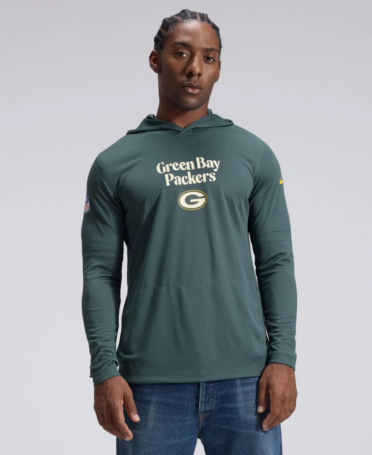 Bay Packers 2026 Rivalries Collection Sideline Lightweight Hooded Long Sleeve Sweatshirt by Nike