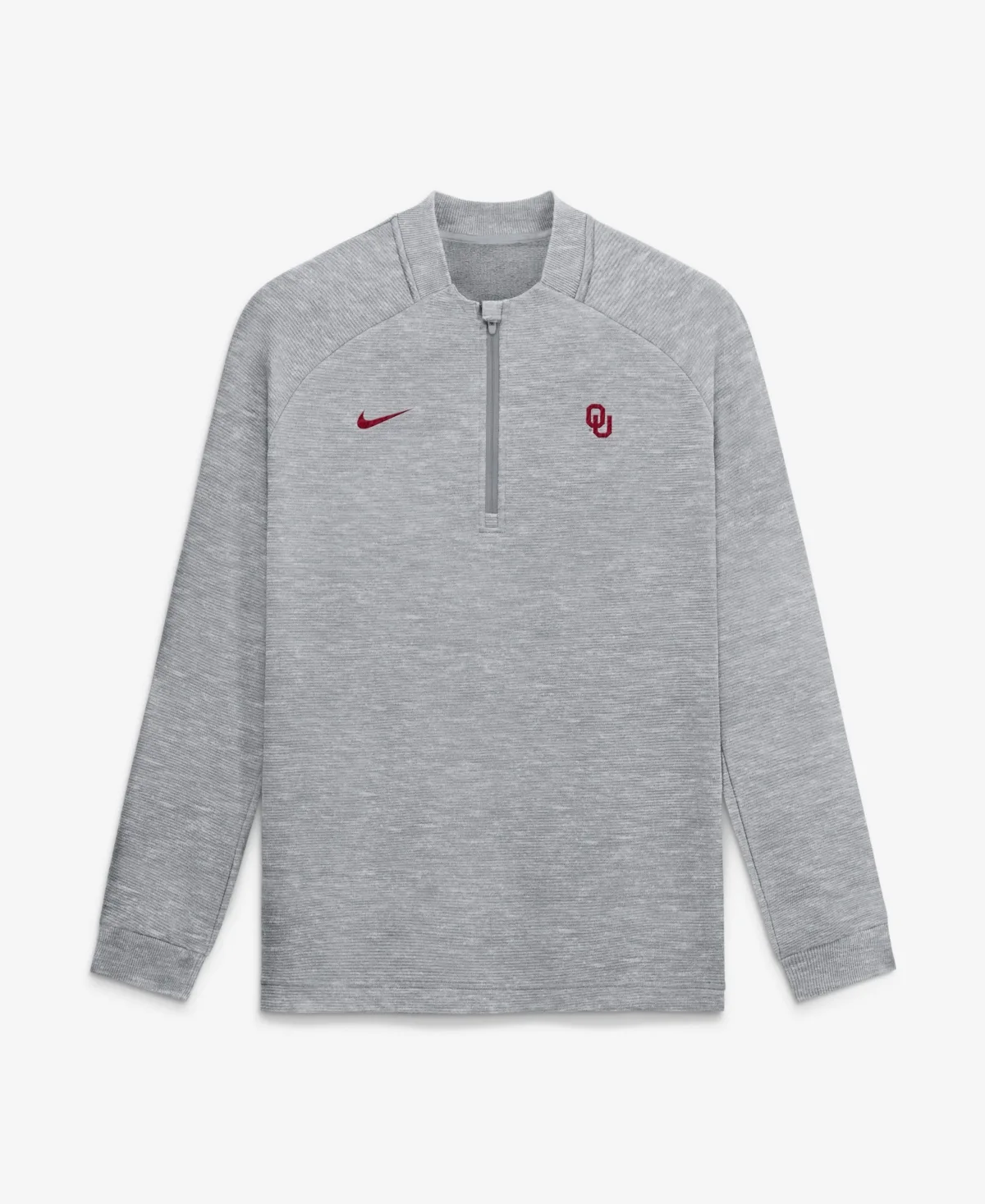 Oklahoma Sooners Par Raglan Tri-Blend Therma-Fit Half-Zip Pullover by Nike