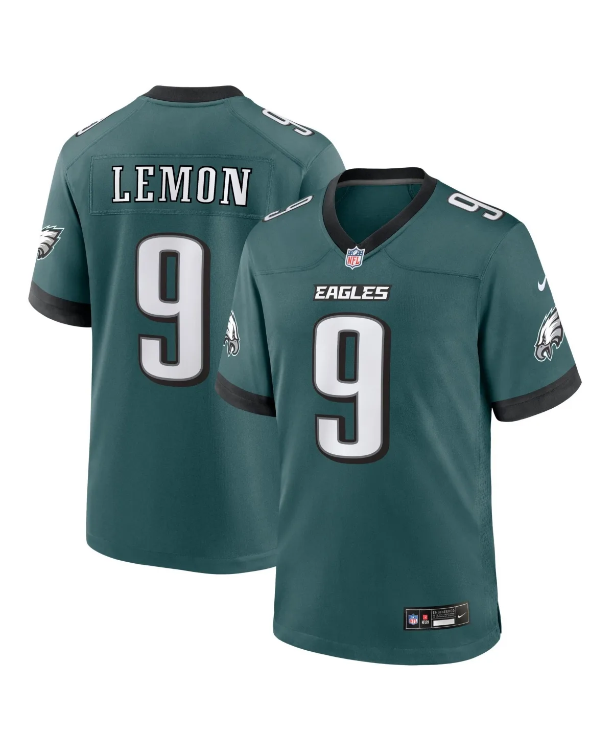 Philadelphia Eagles Makai Lemon Team Game Jersey by Nike