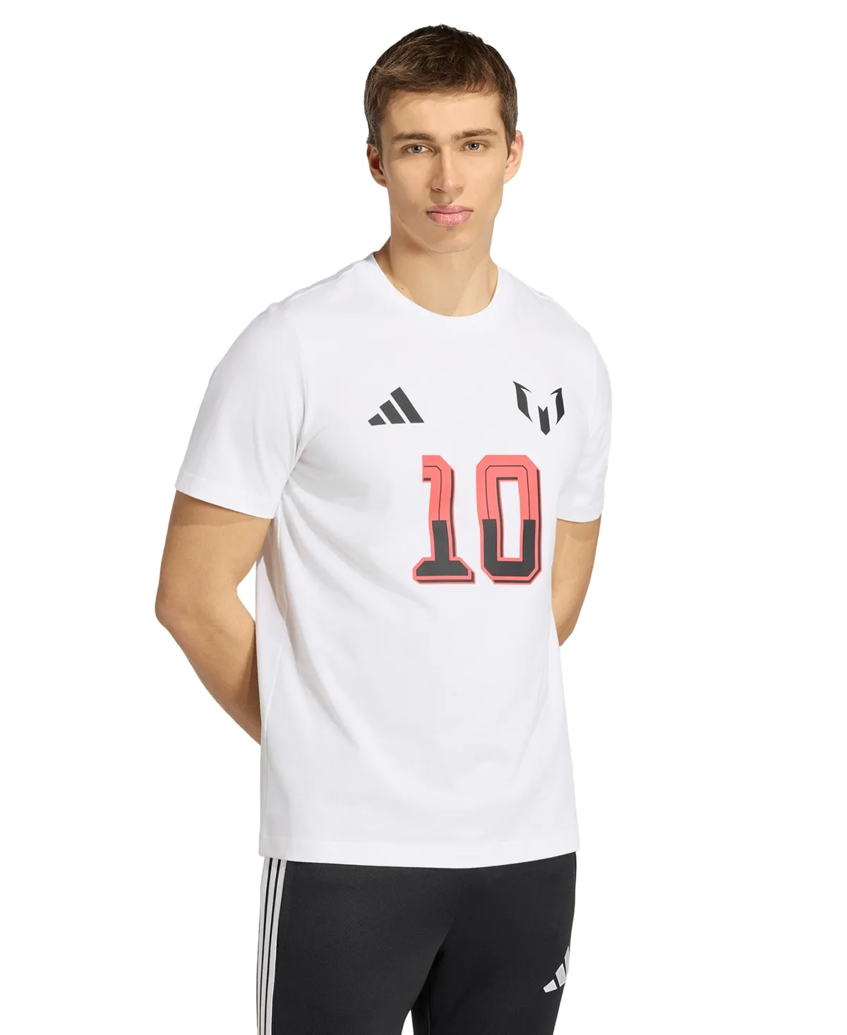 Messi Name & Number Graphic Crewneck T-Shirt by adidas