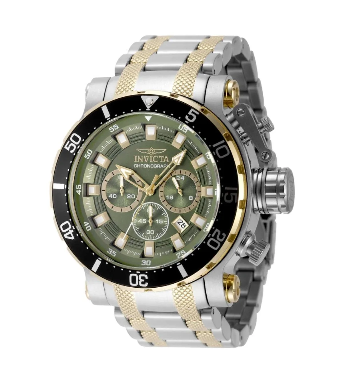 Quartz Coalition Forces Two-Tone Stainless Steel Water-Resistant Watch, 52mm by Invicta