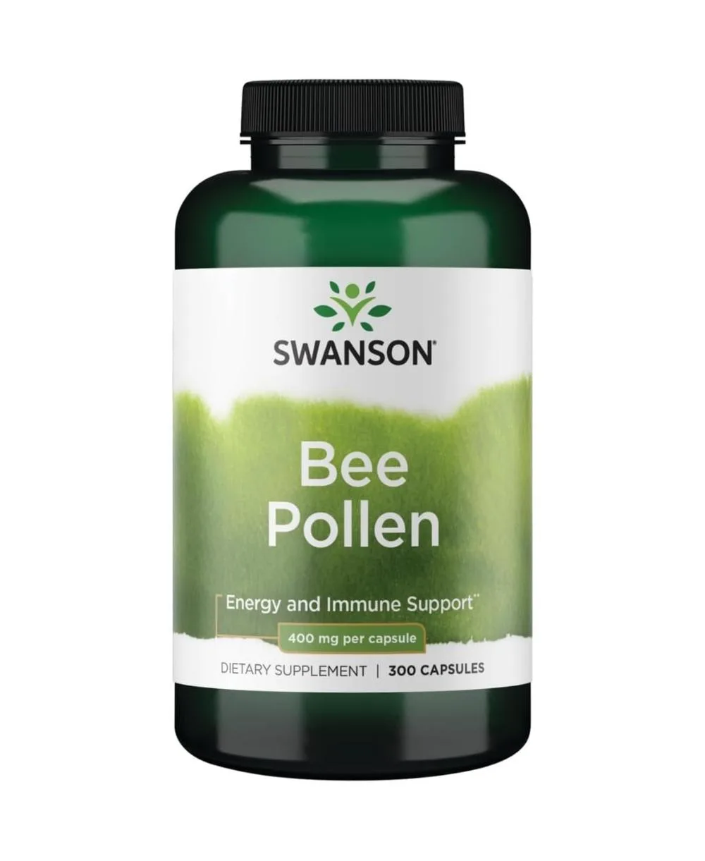 Bee Pollen Antioxidant and Immune Support, 400 Mg, 300 Capsules by Swanson