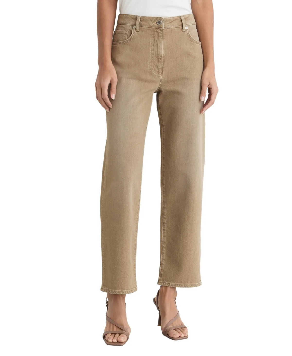 Selin High-Rise Straight-Leg Jeans by Reiss