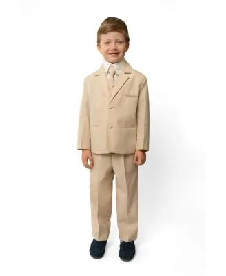 Joey 5 Piece Shirt Tie Jacket Vest Pants Suit Set by Peanut Butter Collection