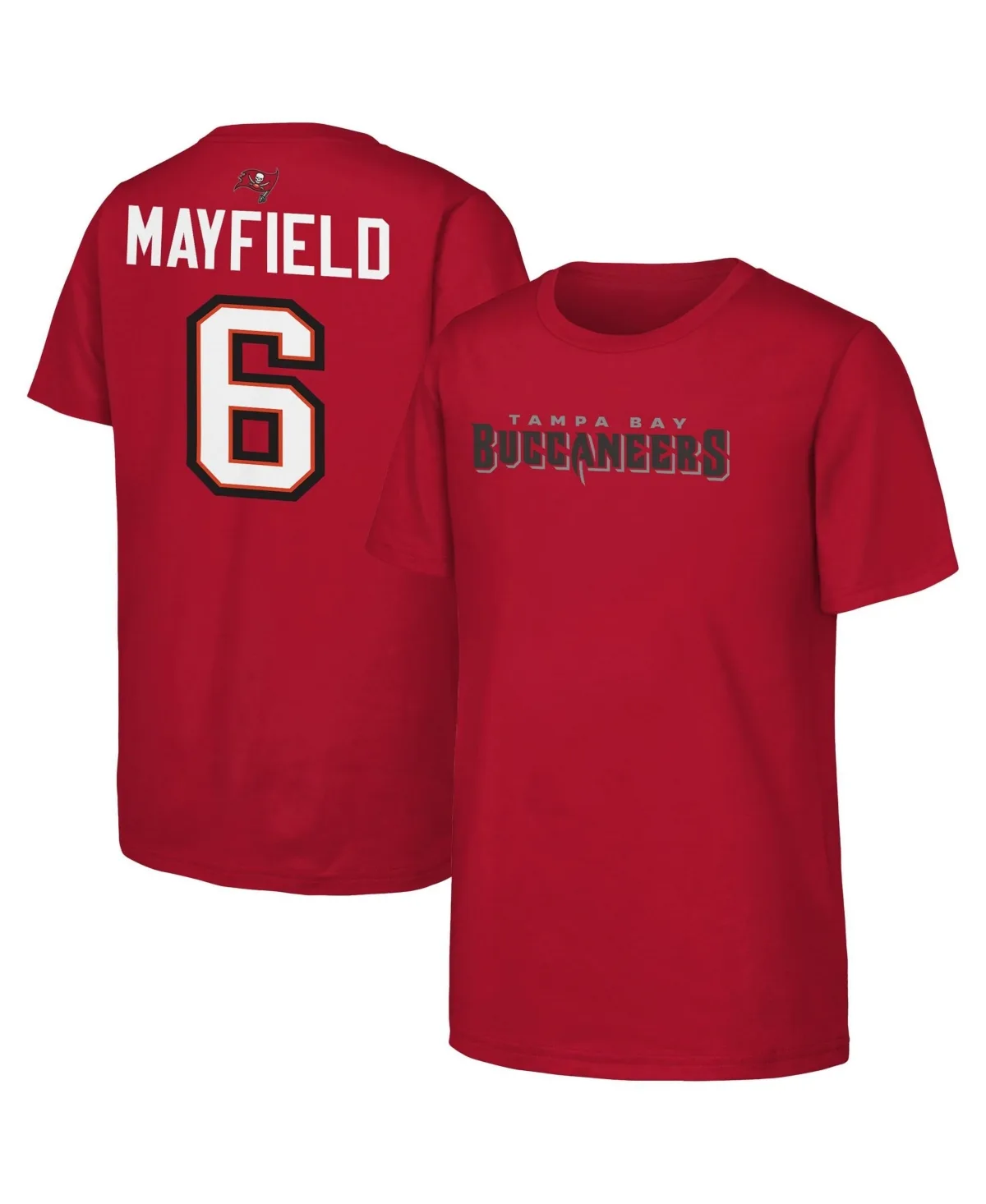 Tampa Bay Buccaneers Baker Mayfield Name Number T-Shirt by Outerstuff