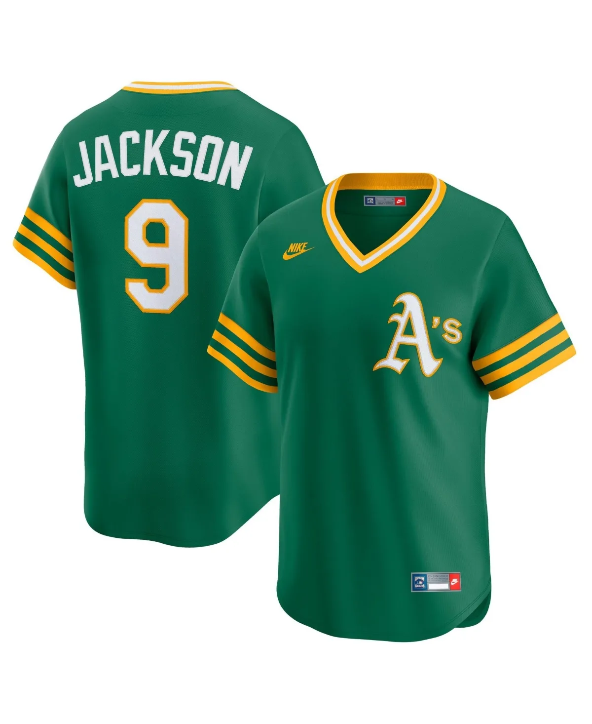 Reggie Jackson Oakland Athletics Cooperstown Collection Limited Jersey by Nike