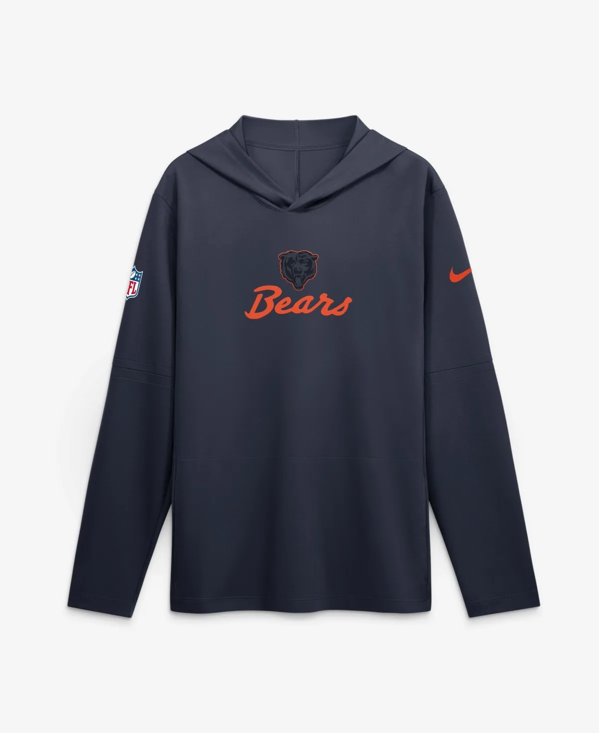 Chicago Bears 2026 Rivalries Collection Sideline Lightweight Hooded Long Sleeve Sweatshirt by Nike