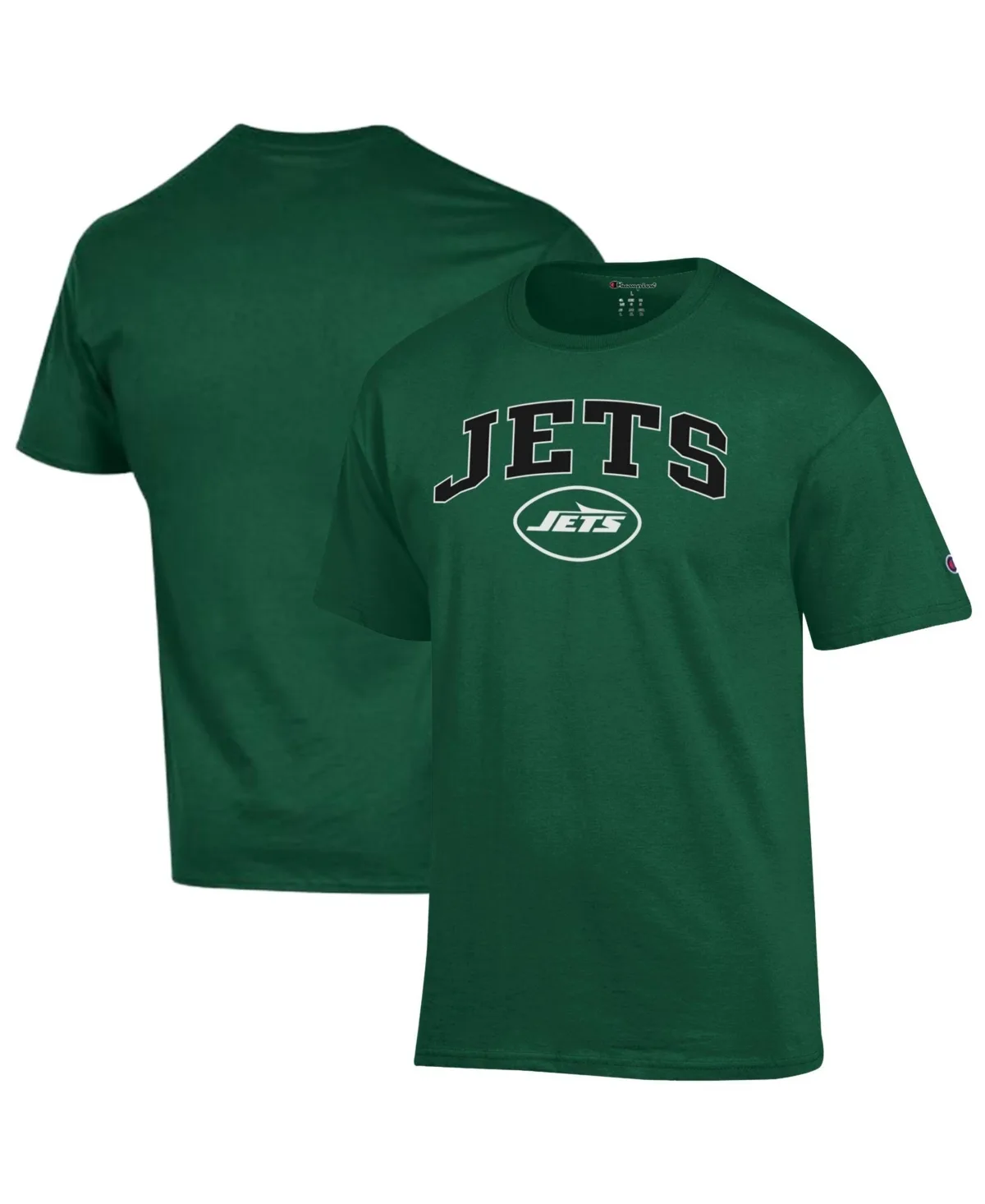 New York Jets Cotton Relaxed-Fit Graphic T-Shirt by Champion
