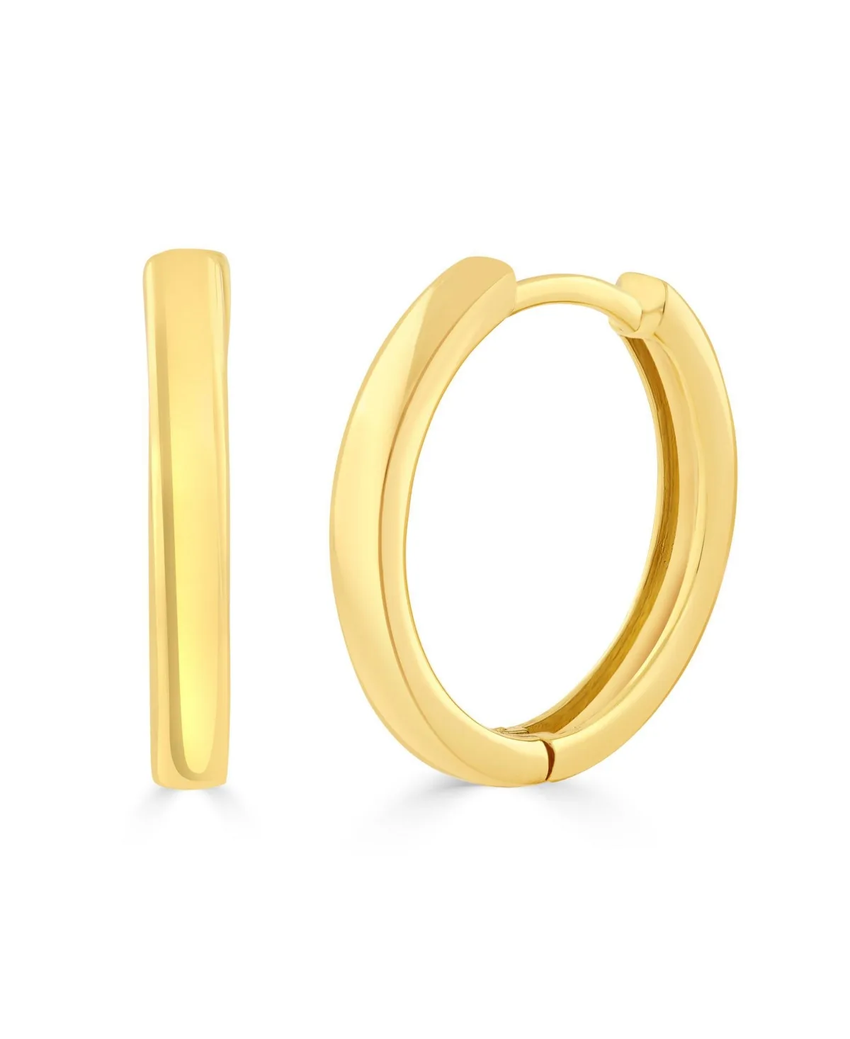 Simona Polished Small Hoop Earrings
