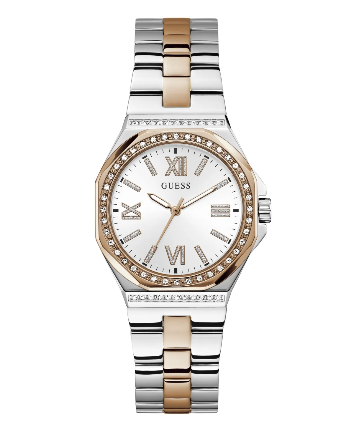 Two-Tone Stainless Steel Watch 34mm by GUESS