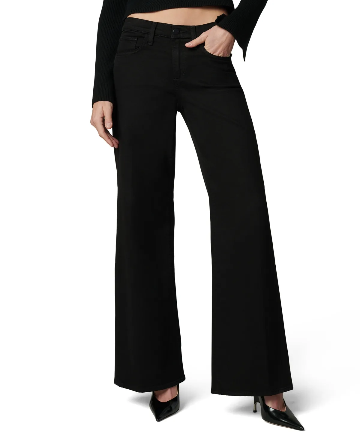 Lou Lou Low-Rise Wide-Leg Jeans by Joe's Jeans