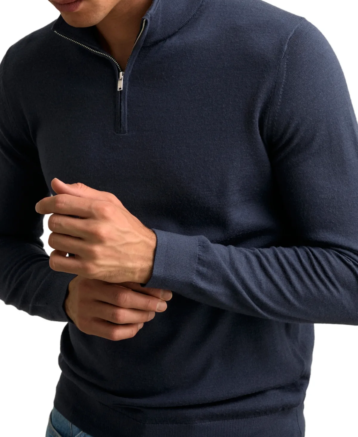 Blackhall Slim-Fit Half-Zip Merino Wool Sweater