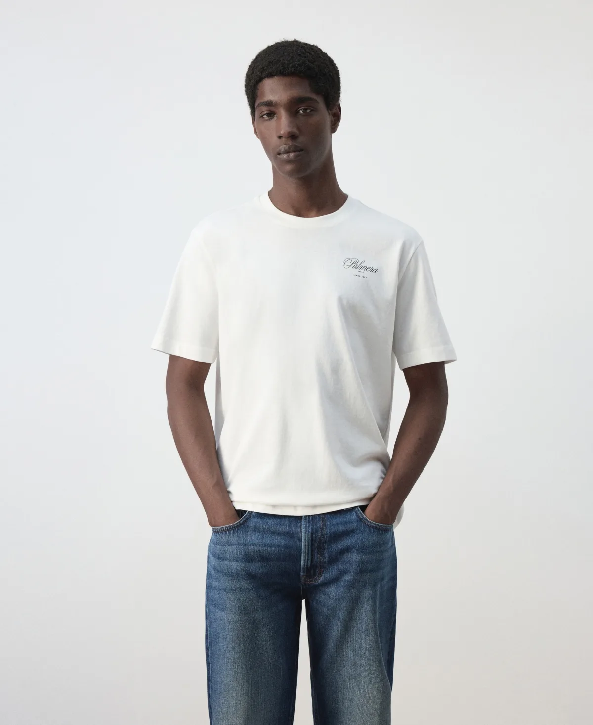 Graphic Crewneck Cotton T-Shirt