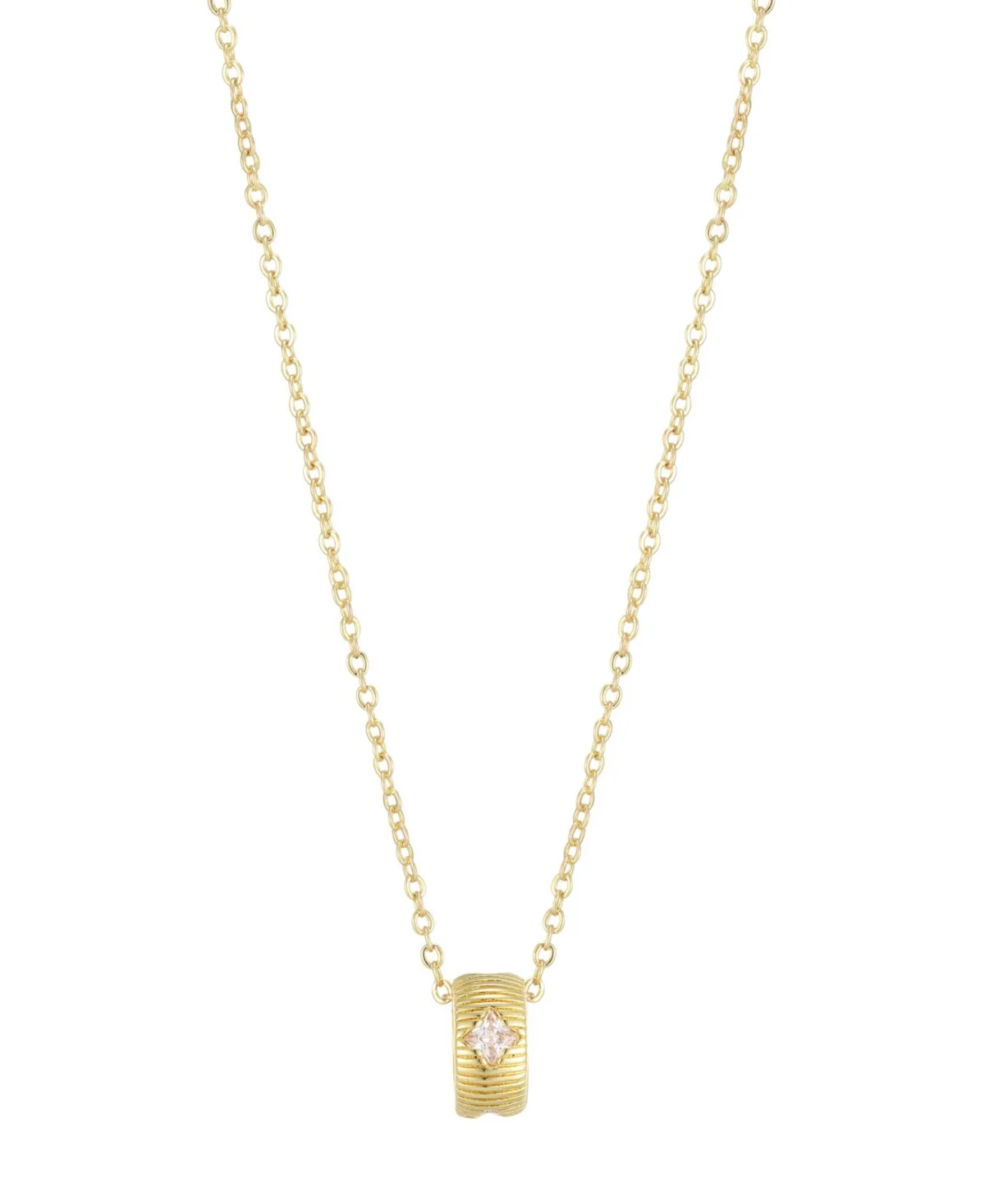 Cubic Zirconia Gold-Tone Star Necklace by Adornia