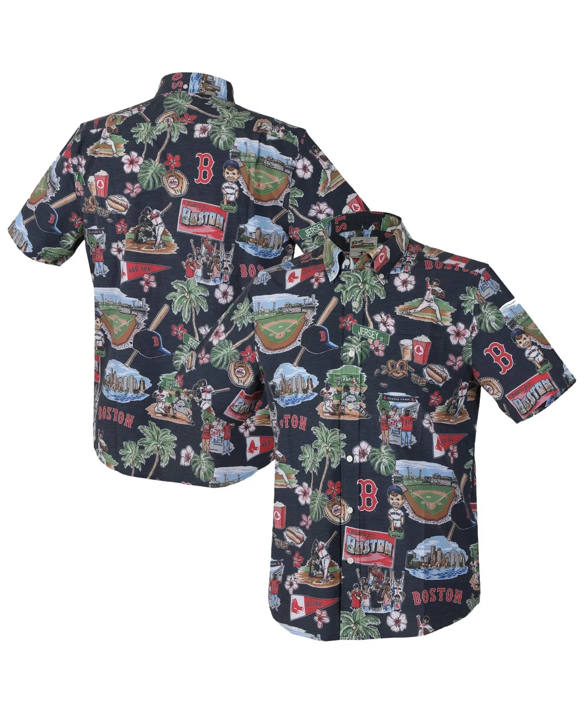 Cooperstown Boston Red Sox Aloha Classic-Fit Shirt by Reyn Spooner
