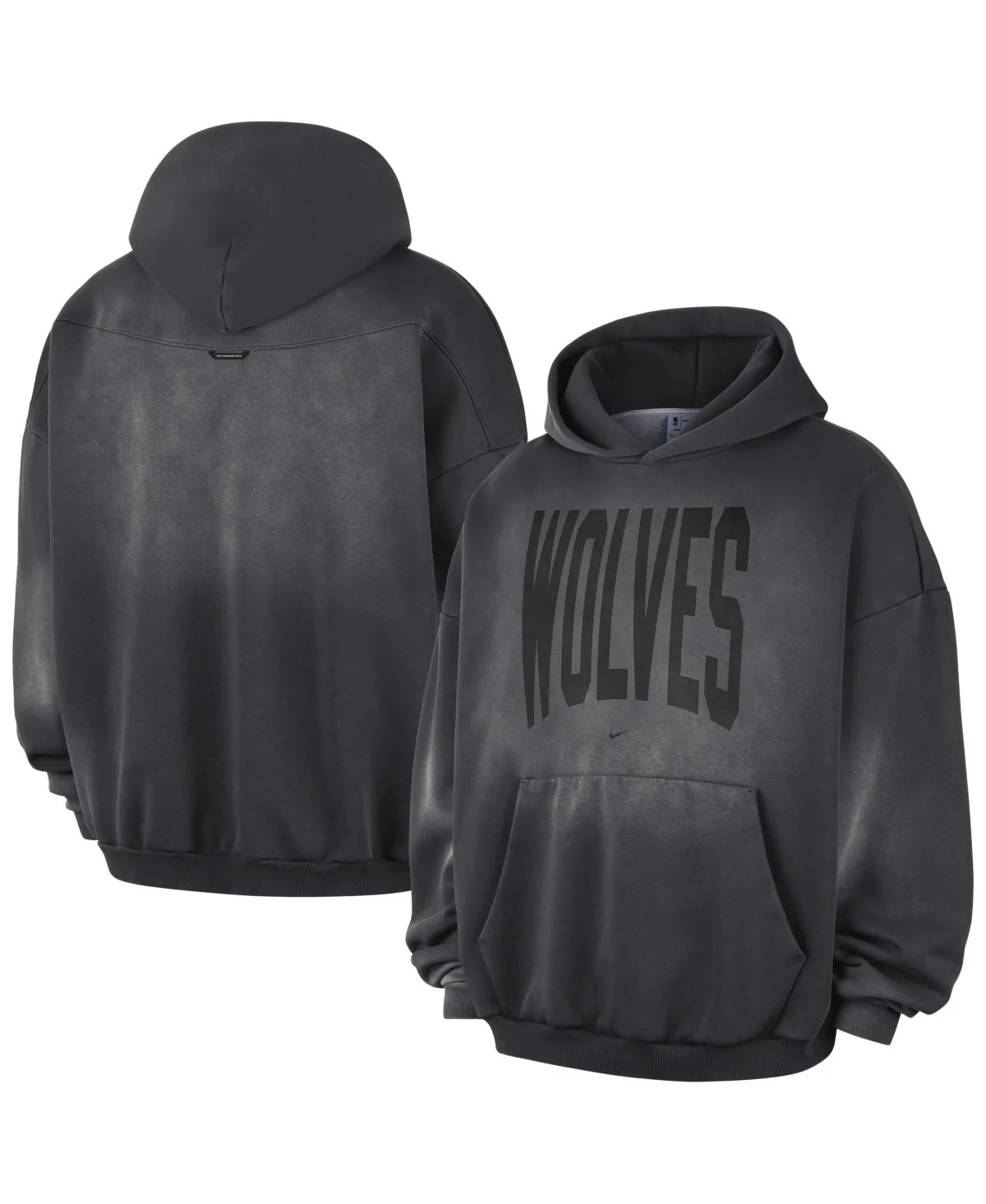 Minnesota Timberwolves 2026 Standard Issue Travel Washed Fleece Pullover Hoodie by Nike