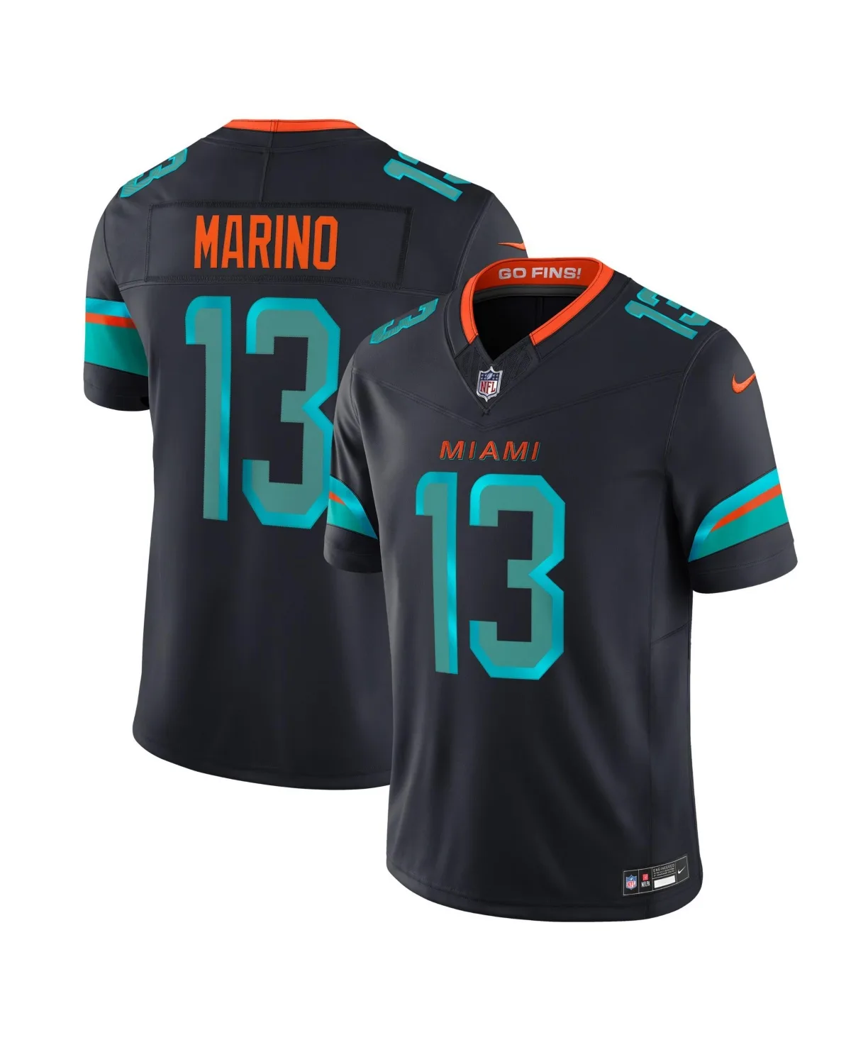 Dan Marino Miami Dolphins Rivalries Collection Stitched Limited Jersey by Nike