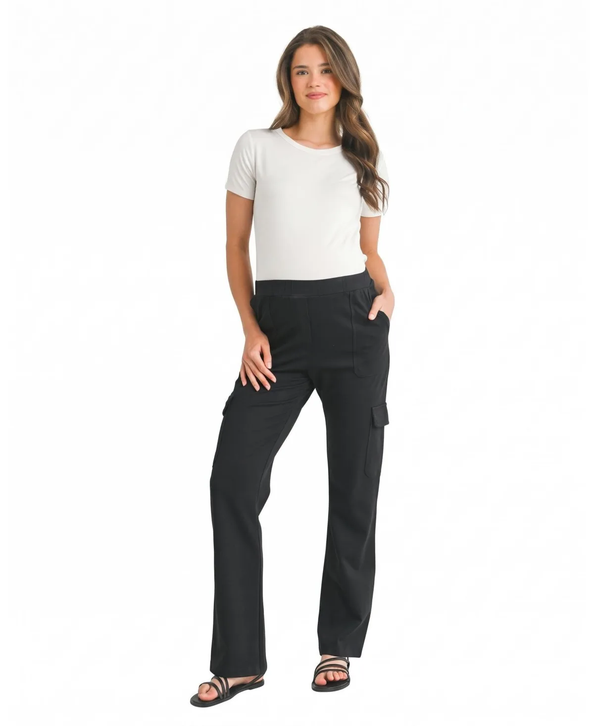 Straight-Leg Cargo Pants by Hello Miz