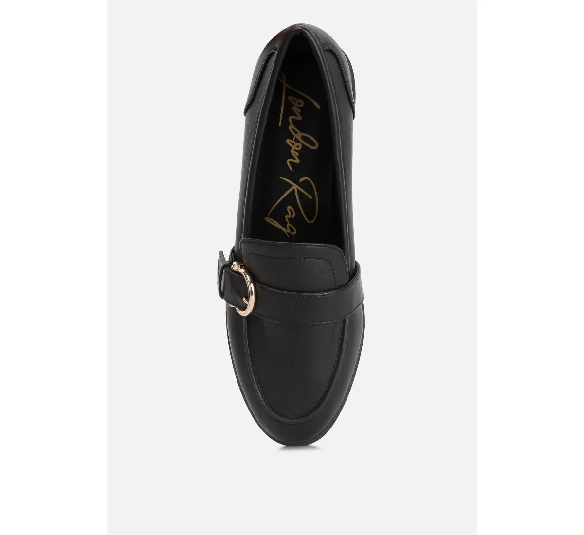 Sheboss Buckle Detail Loafers by London Rag