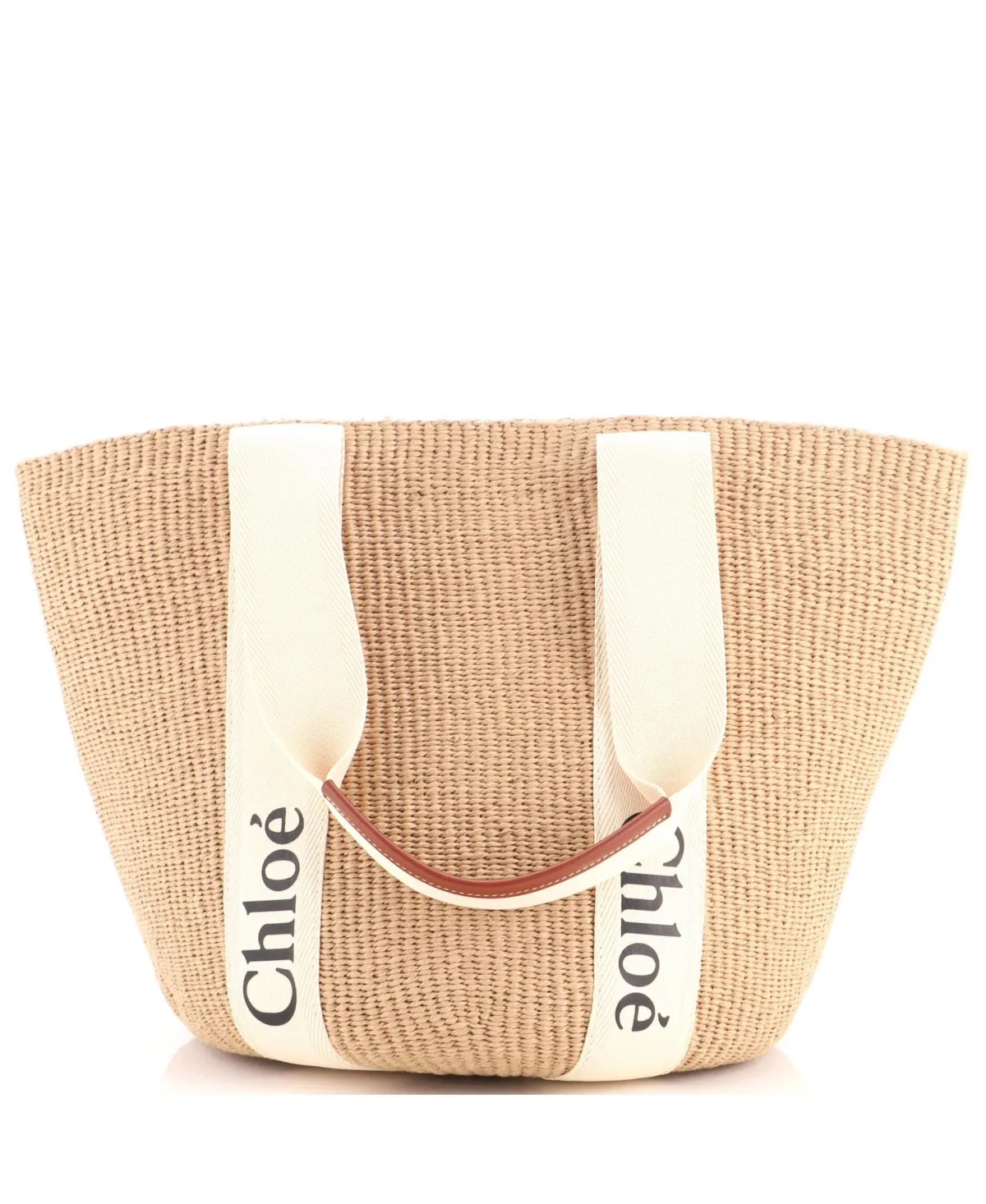 Pre-Owned Chloe Large x Mifuko Woody Tote Raffia by Chloé