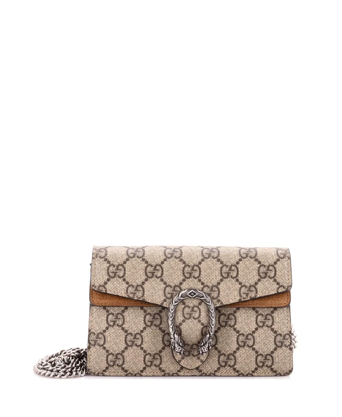 Pre-Owned Gucci Dionysus Super Mini Gg Coated Canvas Crossbody Bag by Gucci