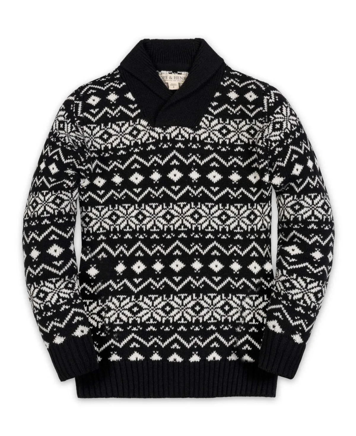 Shawl-Collar Long-Sleeve Sweater by Hope & Henry