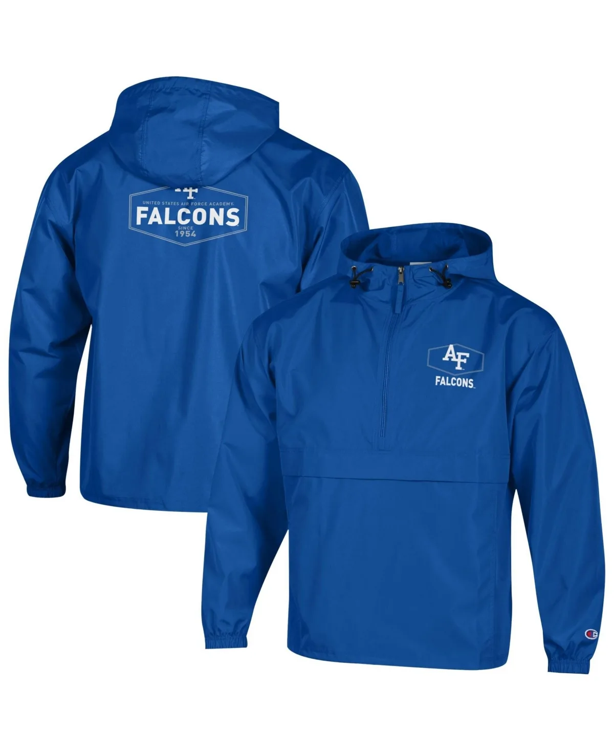 Delay Air Force Falcons Packable Hooded Half-Zip Jacket by Champion