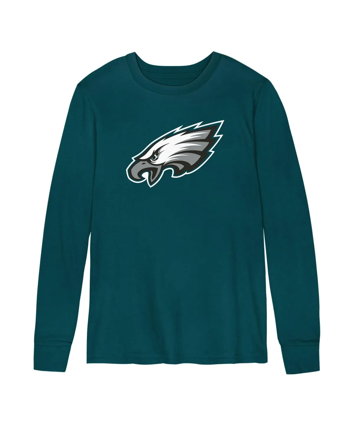 Philadelphia Eagles Long-Sleeve Crewneck T-Shirt by Outerstuff