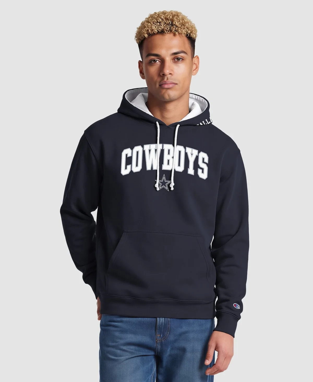Dallas Cowboys Graphic Pullover Hoodie by Champion