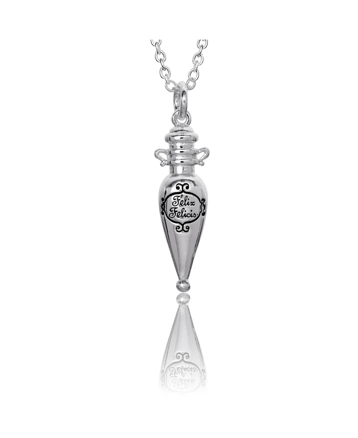 Harry Potter Silver Plated Felix Felicis Potion in the Bottle Pendant Necklace, 18" by Harry Potter