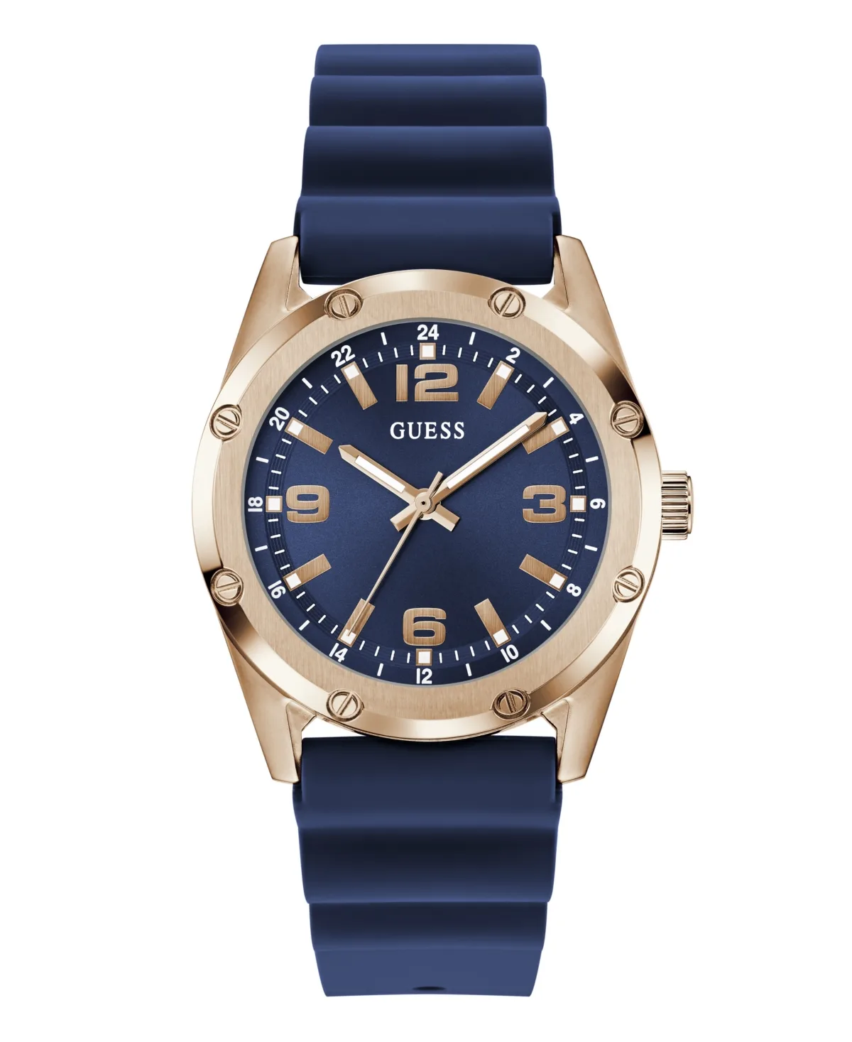 Blue Silicone Watch 41mm