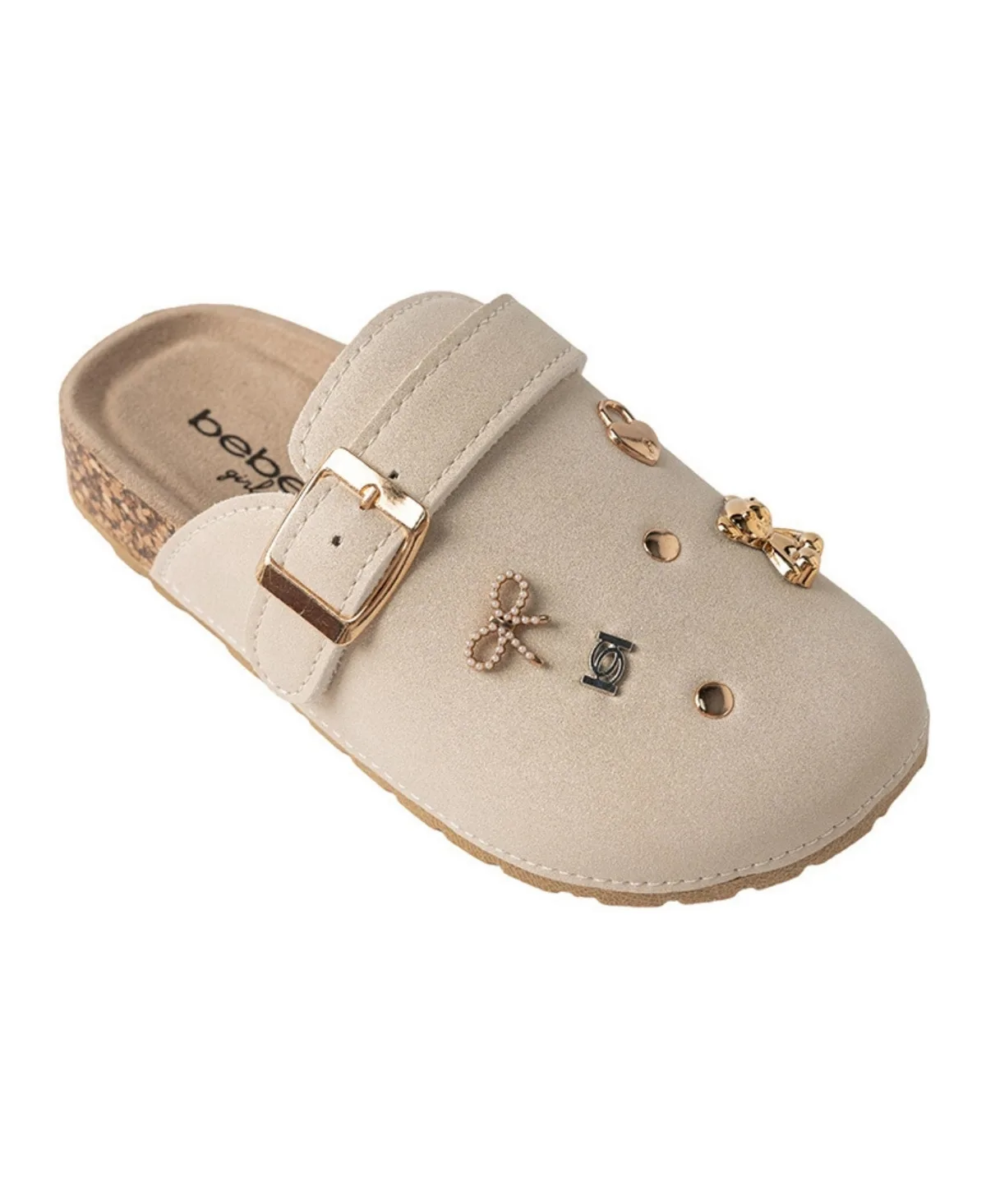 Footbed Sandal with Decorative Ornaments by bebe