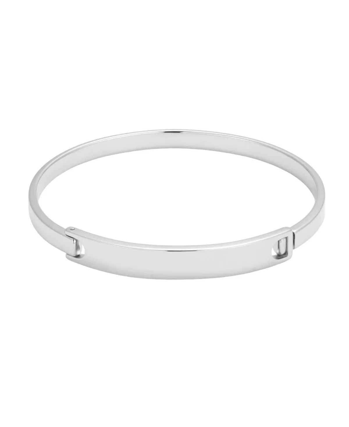 Silver-Tone Chainlink Cuff Bracelet by Adornia