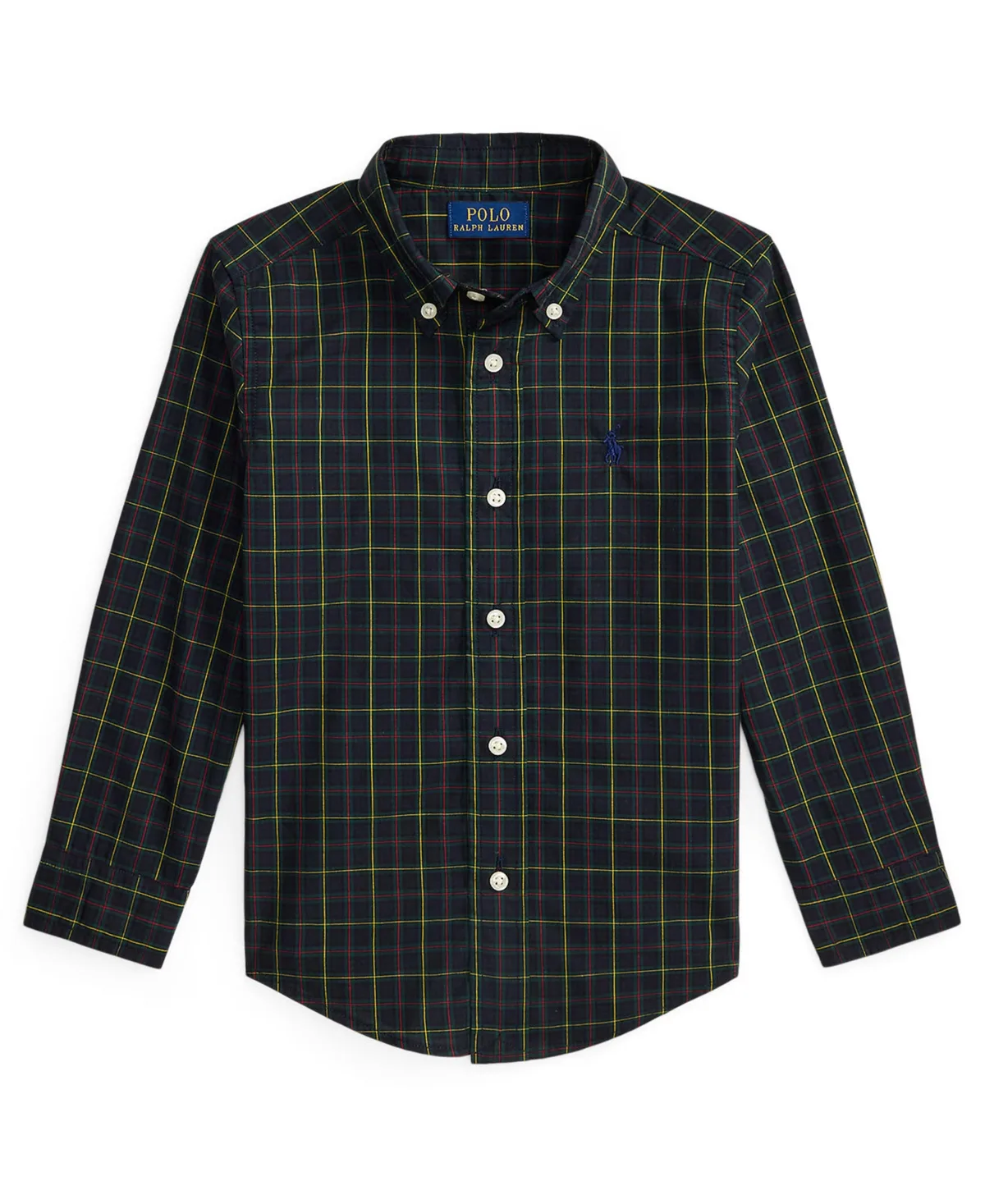 Plaid Cotton Poplin Button-Down Shirt by Polo Ralph Lauren