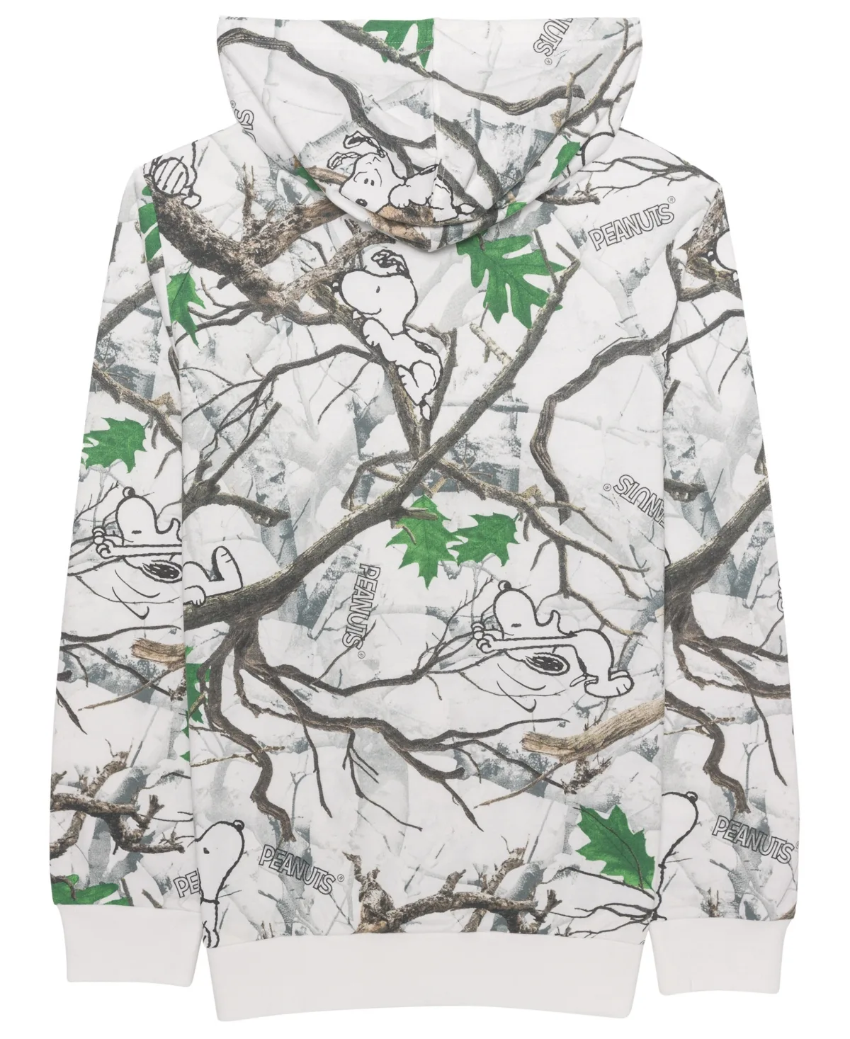 Snoopy All-Over Print Camo Hoodie by Hybrid Apparel