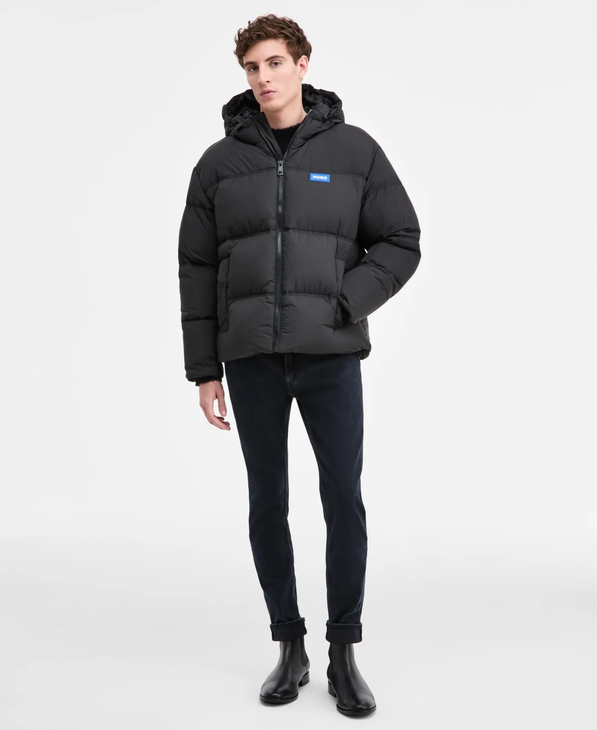 Hugo by Hugo Boss Bodo Hooded Puffer Coat by Hugo Boss