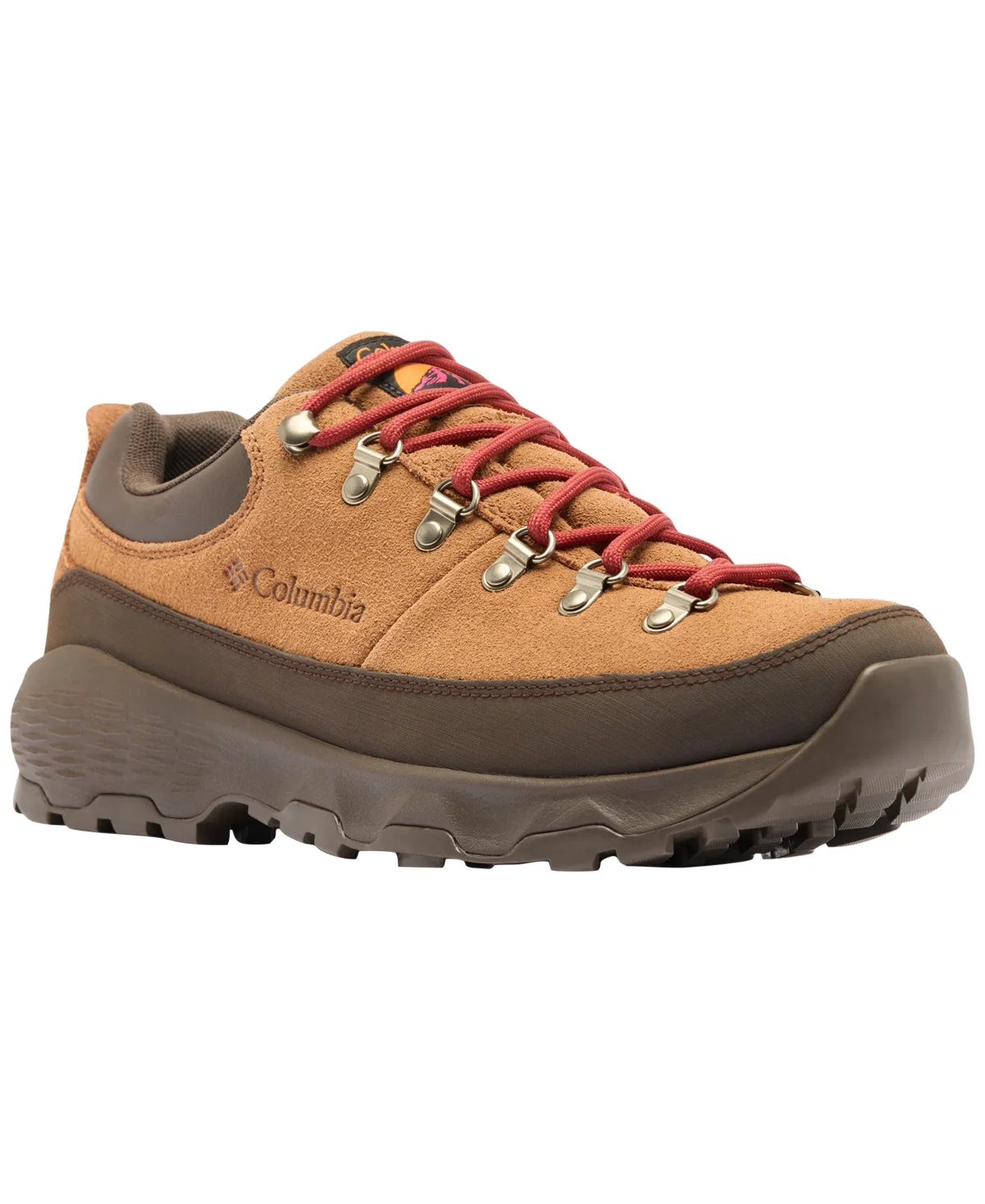 Suede Lace-Up Round-Toe Hiking Shoes by Columbia