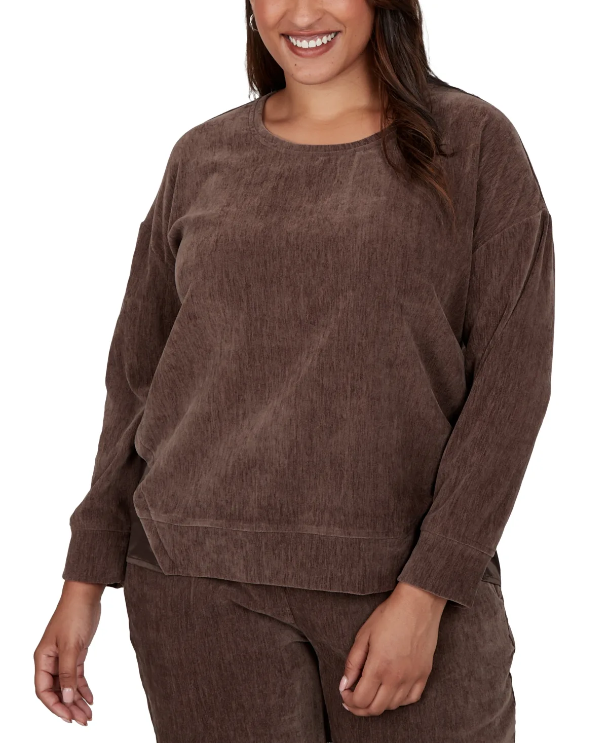 Corduroy Crewneck Long Sleeve Pullover by Ruby Rd