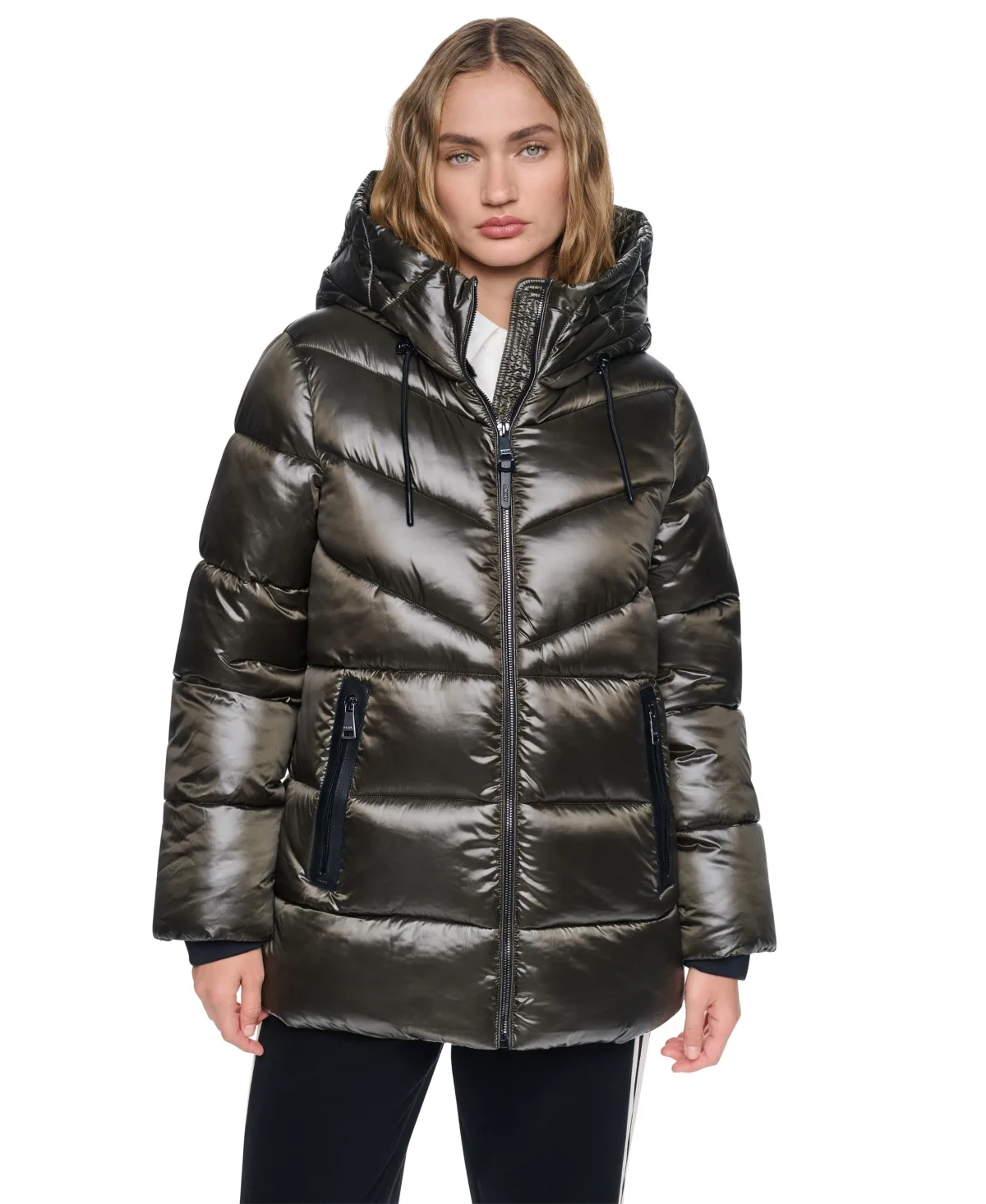 Shine Hooded Puffer Coat