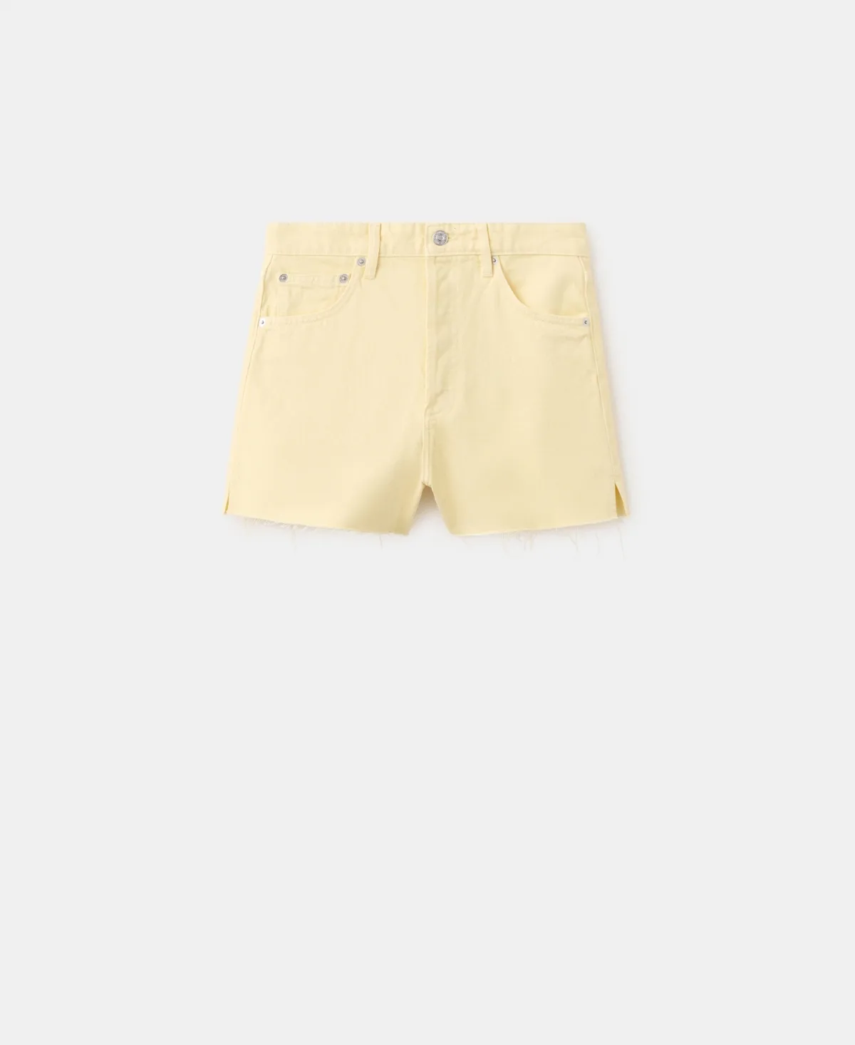 Frayed Hem Denim Shorts by Mango