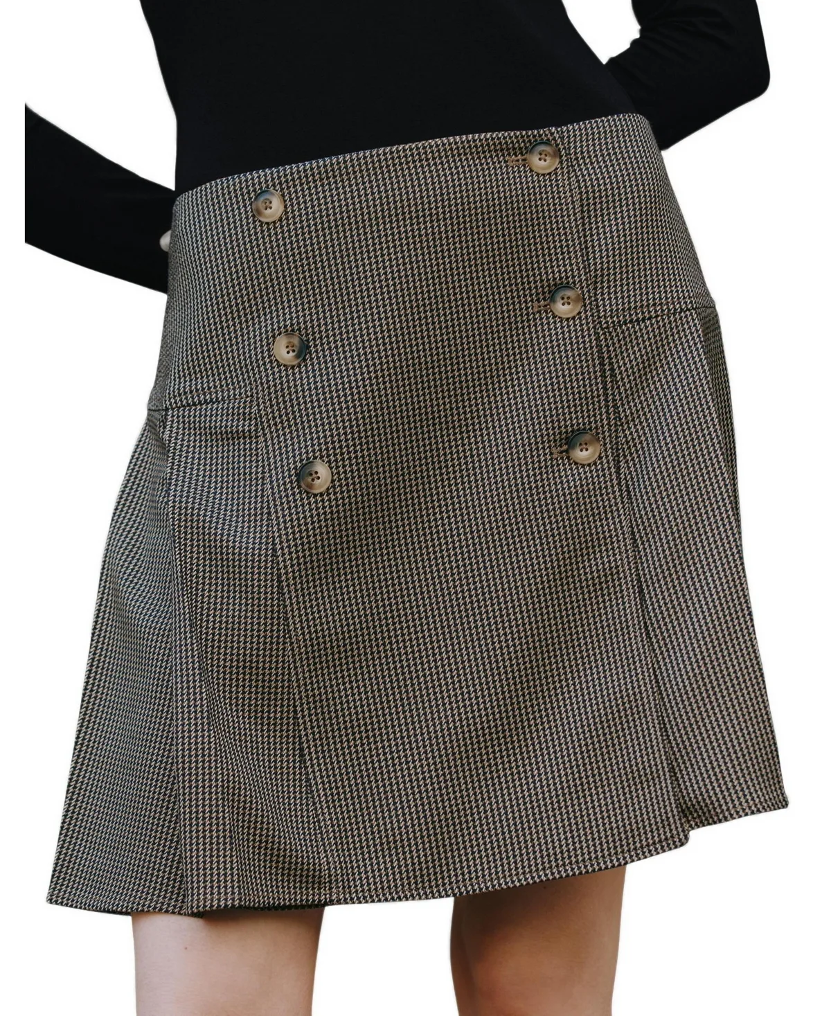 Pleated Mini Skirt by Albaray